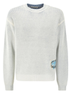 ACNE STUDIOS ACNE STUDIOS LOGO PATCH LONG SLEEVED KNITTED JUMPER