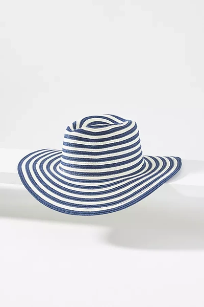 Hat Attack Continental Fedora In Blue