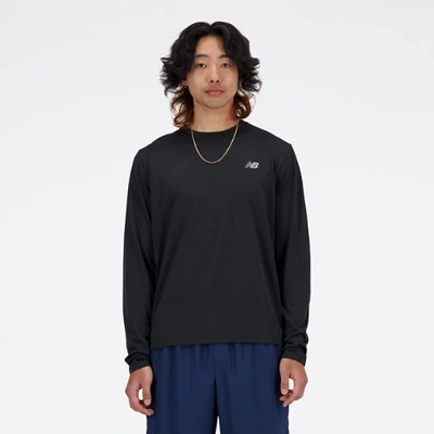 New Balance Men's Athletics Long Sleeve Shirt In Black
