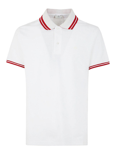 Etro Roma Tennis Polo Clothing In White