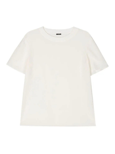 Joseph Rubin Blouse In Crepe Clothing In Blanco