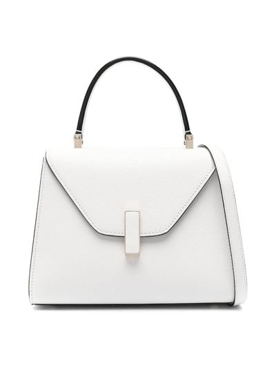 Valextra Iside Mini Bag In White