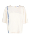 Jw Anderson Logo Tunic In Blanco