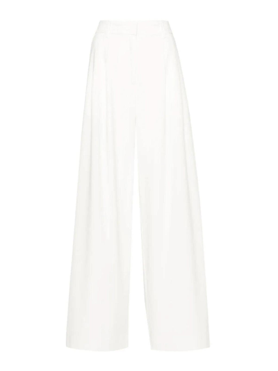 Remain Birger Christensen White Pleated Trousers In Blanco