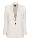 Theory Single-breasted Shawl-lapels Blazer In Pumice