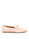 Tod's Suede Loafer In White