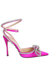 Mach&mach Double Bow Pumps In Rosado