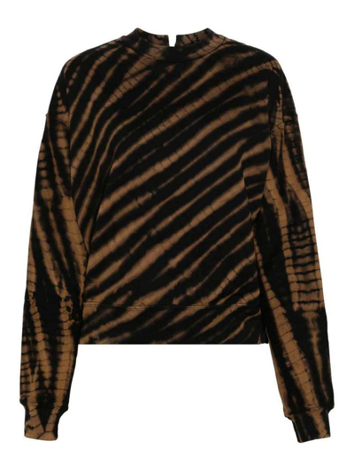 Proenza Schouler Blake Tie Dye Sweatshirt In Brown