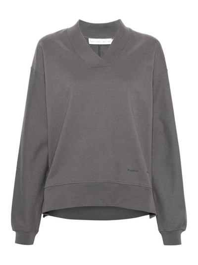 Proenza Schouler Olivia Sweatshirt In Grey
