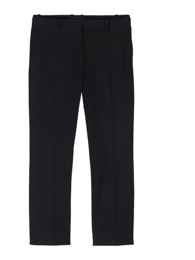 Joseph Gabardine Coleman Tailored Trousers In Blue