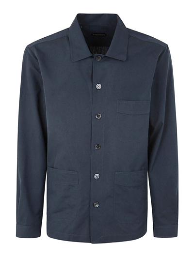 Tom Ford Casual Shirt Clothing In Blue
