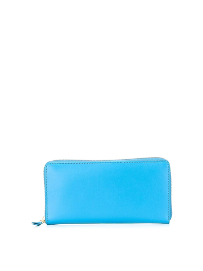 Comme Des Garçons Classic Line Wallet In Blue