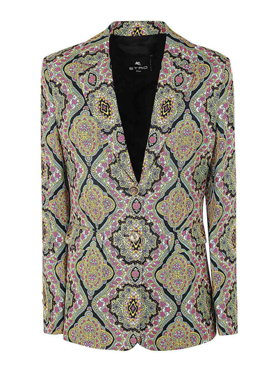 Etro Coats & Jackets In Multicolour