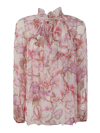 Zimmermann Gathered Billow Blouse In Multicolour