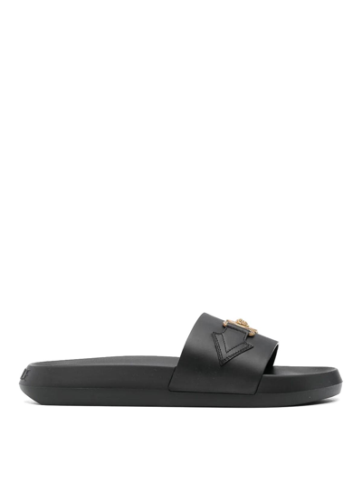 VERSACE CHANCLAS - NEGRO