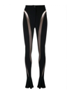 Mugler Illusion Legging In Black