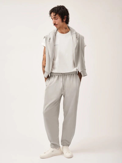 Pangaia Dna Barrel-leg Joggers In Stone