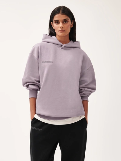 Pangaia Womens Dna Soft Organic Cotton Hoodie In Raisin Purple