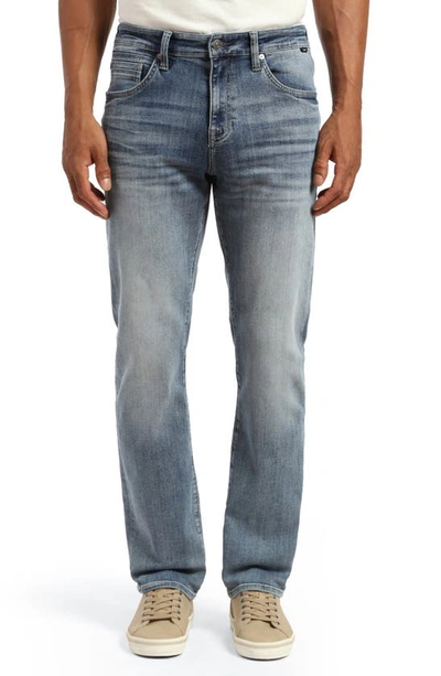 Mavi Jeans Matt Relaxed Straight Fit Jeans In Blue Brushed Organic Vintage