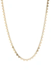 Lana Laser Heart Chain Necklace In Yellow