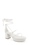 AEROSOLES CARAMIA ANKLE WRAP PLATFORM SANDAL