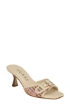 Guess Dista Slide Sandal In Medium Natural