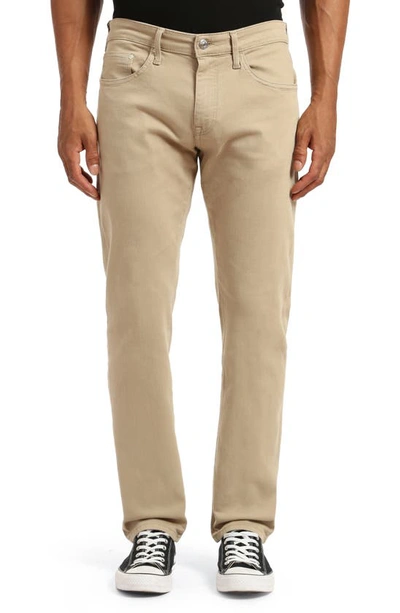Mavi Jeans Marcus Slim Straight Leg Five-pocket Trousers In Chincilla Supermove