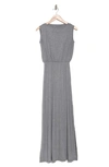 GO COUTURE SLEEVELESS BLOUSON MAXI DRESS