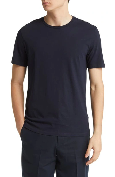 Cos Regular-fit T-shirt In Blue Dark