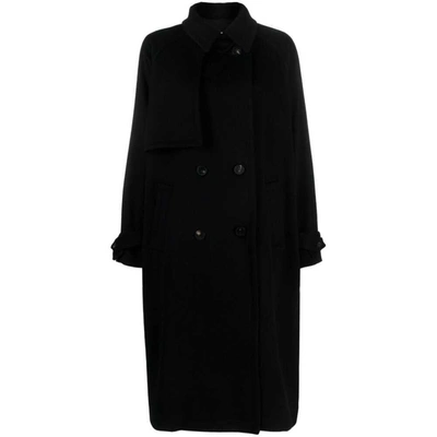 Alberto Biani Coats In Black