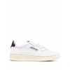 Autry Medalist Low Sneaker With Contrast Heel Tab In White