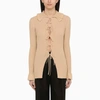 By Malene Birger Devora Beige Knitted Cardigan In Beige