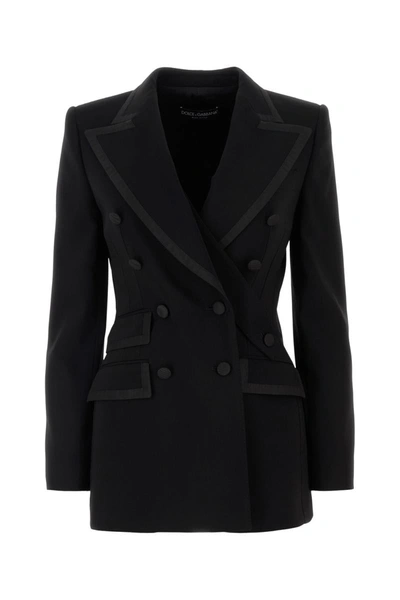 Dolce & Gabbana Jackets And Waistcoats In Black