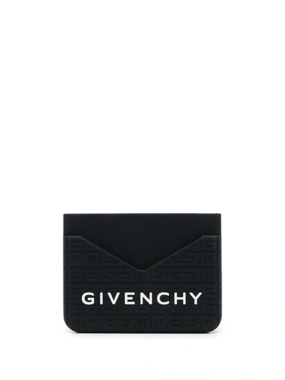 Givenchy Leather Credit Card Case In Black