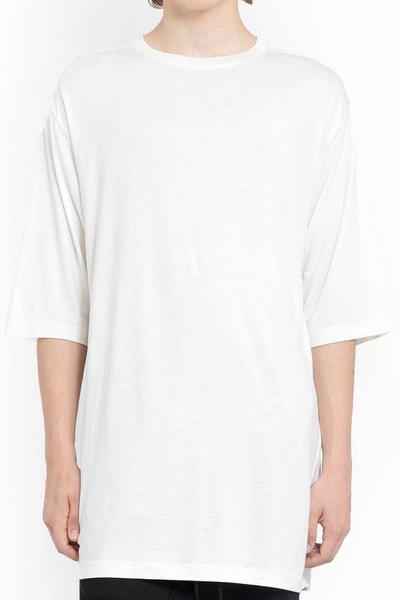 Thom Krom Drop-shoulder Short-sleeve T-shirt In Beige
