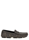 Dolce & Gabbana Jacquard Loafers With Metal Hardware Detail