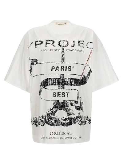 Y/PROJECT EVERGREEN PARIS T-SHIRT WHITE