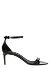 Dolce & Gabbana Leather Sandals Shiny Stiletto Heel
