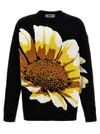 Msgm Floral Intarsia-knit Jumper