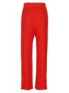 LANVIN PLEATED PANTS RED