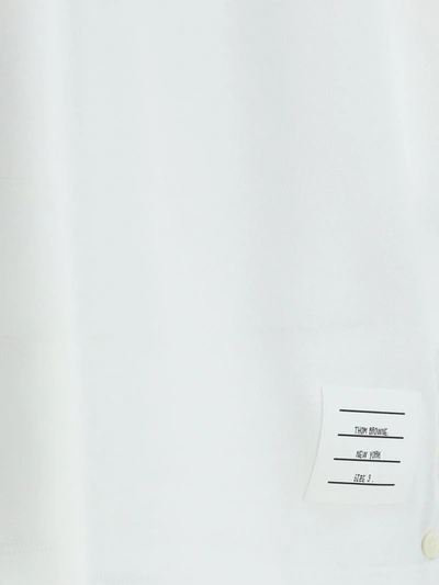 Thom Browne Short Sleeve Rib Cuff Polo In Light Weig
