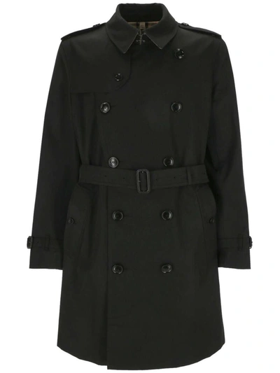 Burberry Coats In Black