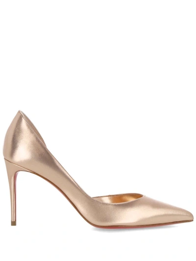 Christian Louboutin With Heel In Gold