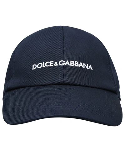 DOLCE & GABBANA DOLCE & GABBANA BLACK COTTON HAT