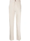 Etro Tailored Jogger Pants With Button Accents In Beige