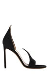 Francesco Russo Sandali In Camoscio In Black