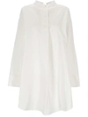 Givenchy Long Sleeved Shirt Dress In White