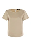 Weekend Max Mara Crewneck Short-sleeved T-shirt In Arena
