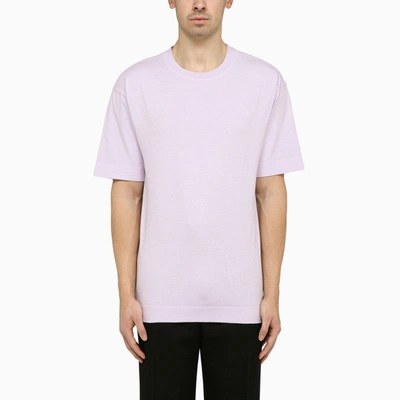 Dries Van Noten Plain Cotton T-shirt In Pink