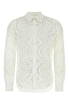 DRIES VAN NOTEN DRIES VAN NOTEN MAN WHITE LACE SHIRT